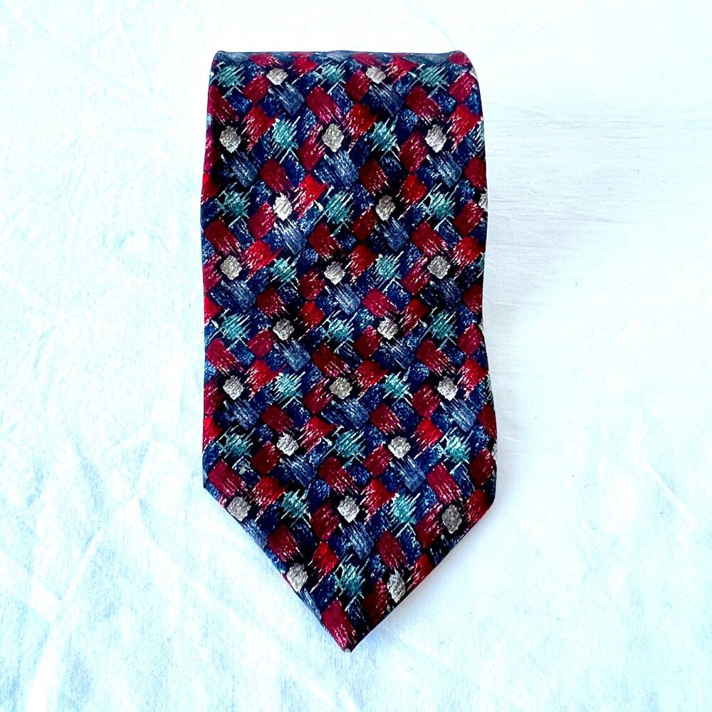Cocktail Collection By Stonehenge Ltd. Multi-colored Tie, Silk, EC!
